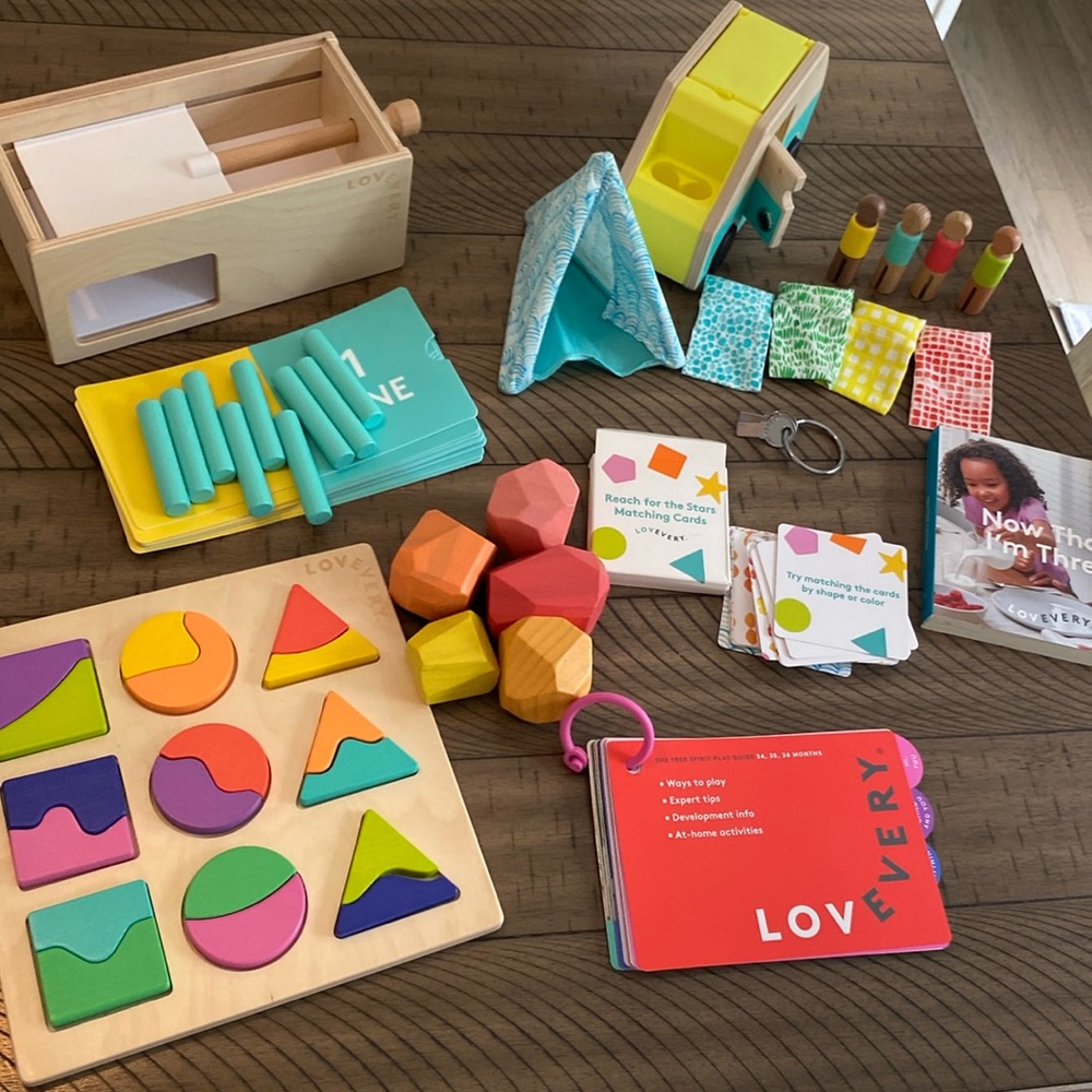 Lovevery play kit the free spirit, months 34-36. Great condition
